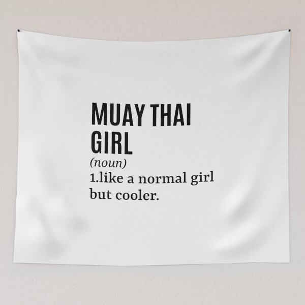 Item preview, Muay Thai Girl Funny Quote designed and sold by MountainD.