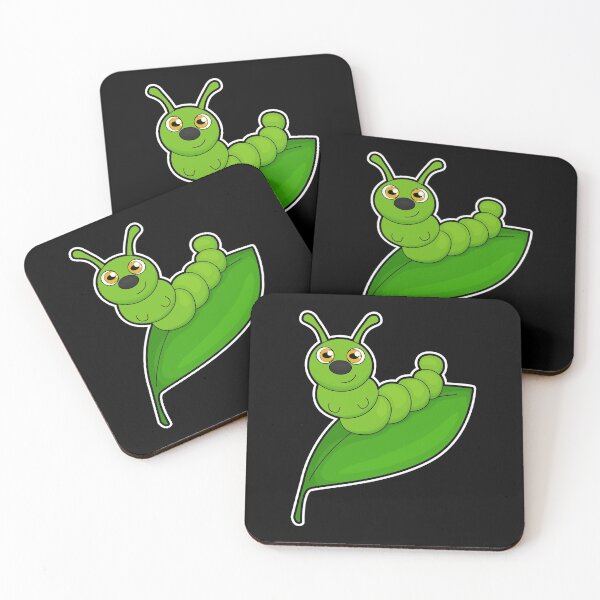 Item preview, Caterpillar with Leaf designed and sold by Snabdesign84.