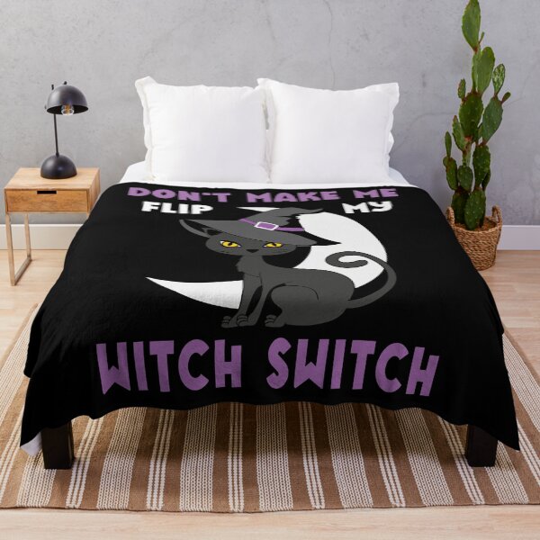 Item preview, Don't Make Me Flip My Witch Switch Cat designed and sold by Fabvity.