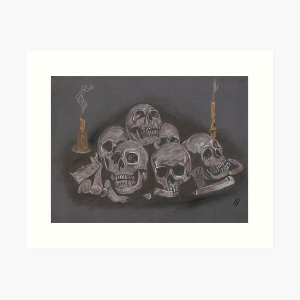 Item preview, A pile of skulls designed and sold by Heidi-Fine-Art.