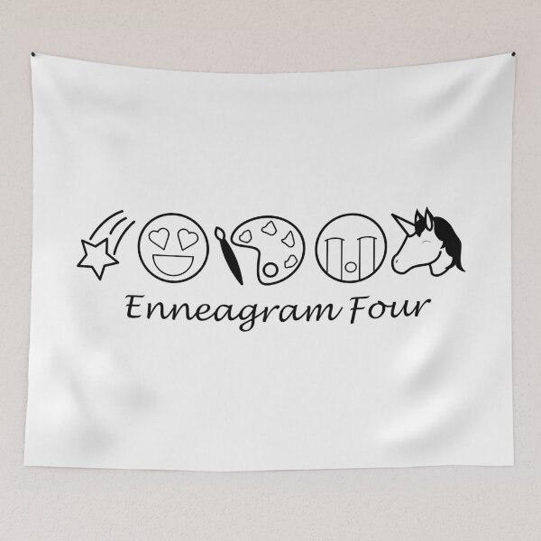 Item preview, Enneagram 4 T-Shirt | Enneagram Type 4 | Individualist | Creatives | Enneagram Gifts | Unisex - Men & Women's Tee designed and sold by shaunshirts.