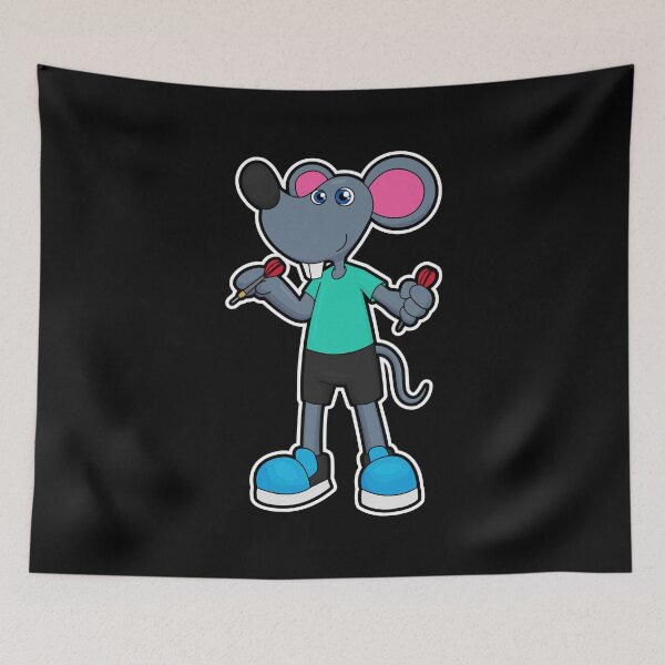 Item preview, Mouse as Dart player with Darts designed and sold by Snabdesign84.