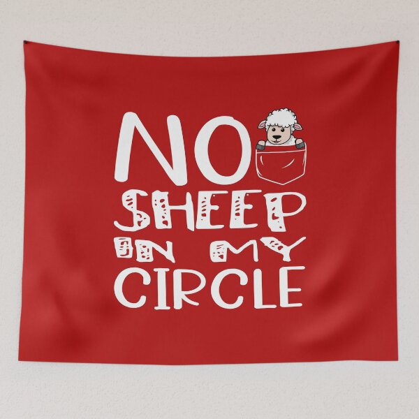 Item preview, No Sheep In My Circle designed and sold by DAFIN.