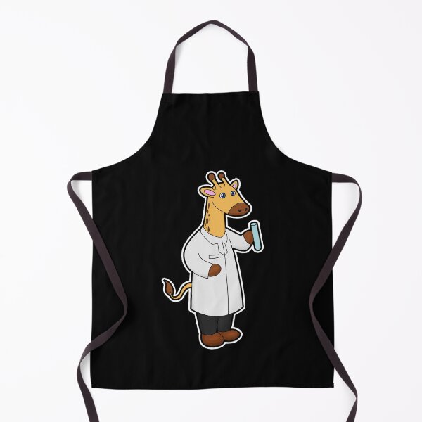 Artikelvorschau, Giraffe als Arzt mit Reagenzglas entworfen und verkauft von Snabdesign84.