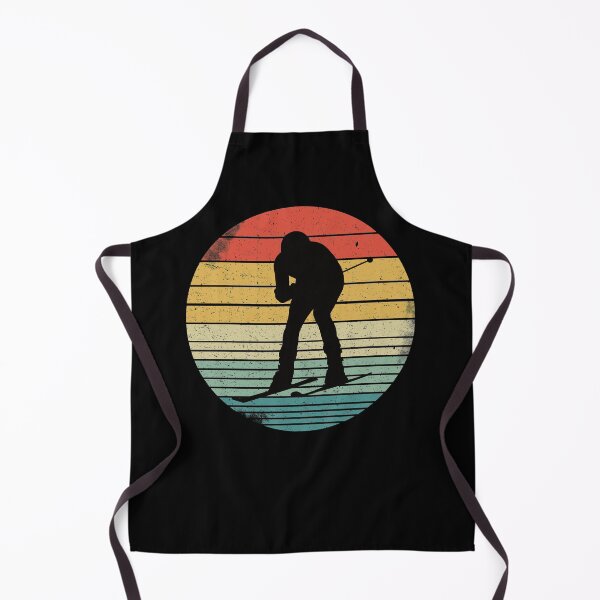 Item preview, Snow Skiing Silhouette On Vintage Sunset designed and sold by Primroaddesigns.