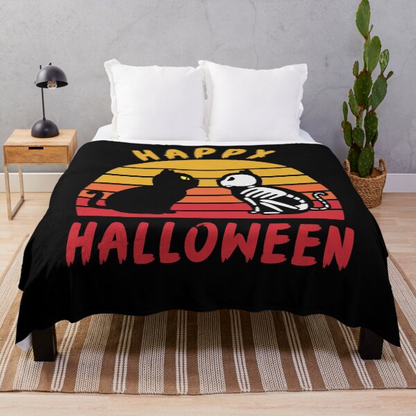 Item preview, Happy Halloween, Halloween Black Cat designed and sold by Fabvity.