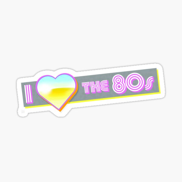 Item preview, I Love The 80's Eighties Vintage Music Sign Culture T-Shirt designed and sold by Cbsbundles.
