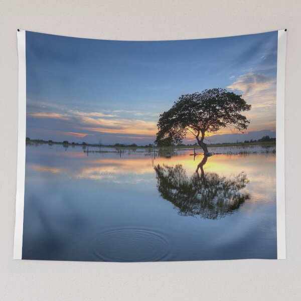 Item preview, Reflecting Sunset Tree designed and sold by Huskyyy Designs.