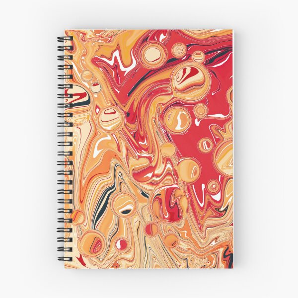 Item preview, Marble orange soda | liquid pour | marble art designed and sold by Amanda Ozga.