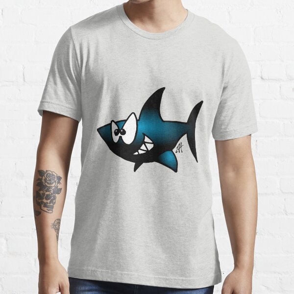 Souriant Requin T-shirt essentiel
