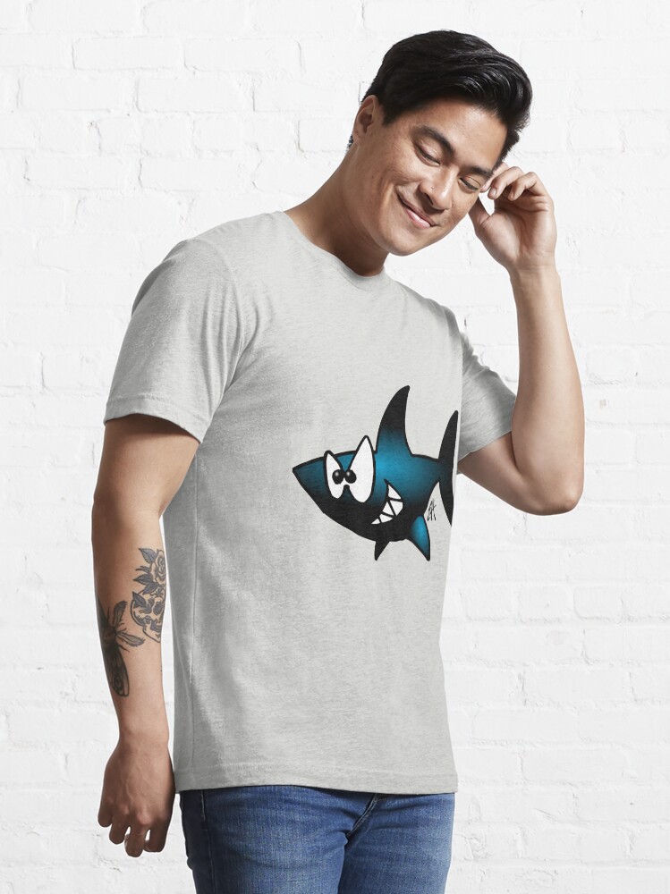 Alternate view of Smiling Shark Essential T-Shirt