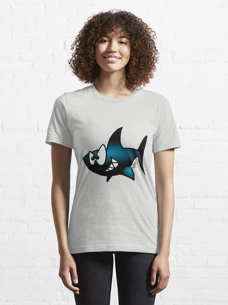 Alternate view of Smiling Shark Essential T-Shirt