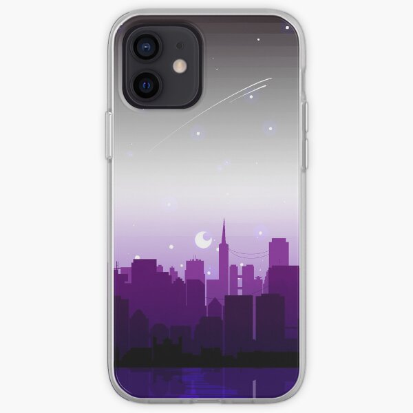 Asexual Pride Cityscape iPhone Soft Case