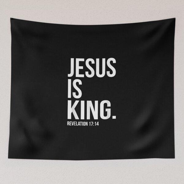 Item preview, Jesus Is King Bible Scripture Quote Christian designed and sold by JacekshiAmra.
