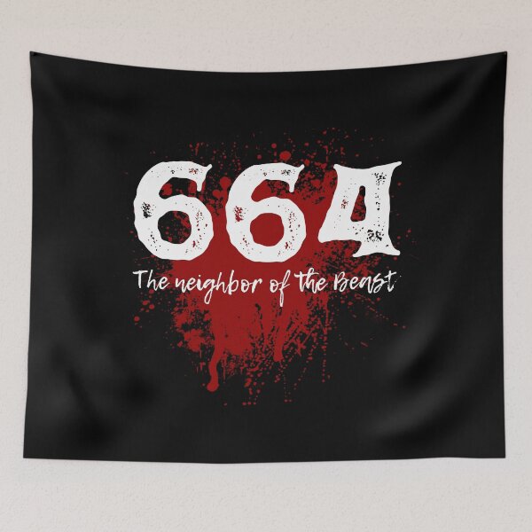 Item preview, Hateful Neighbor: 664 the neighbor of the beast designed and sold by Happy Puppy Print On Demand.