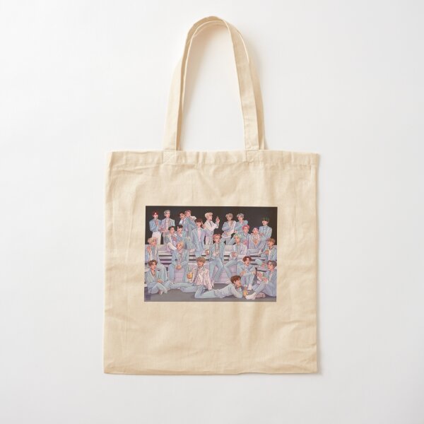 nct mark lee y2k logo Tote Bag for Sale by krystxllx