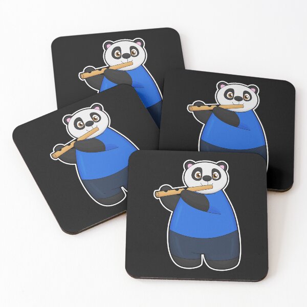 Item preview, Panda Musician Flute Music designed and sold by Snabdesign84.