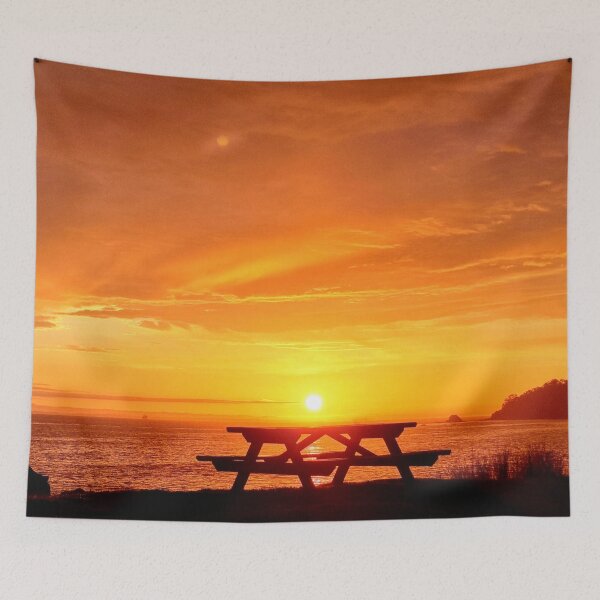 Item preview, SUNRISE AT THE BENCH designed and sold by Steffi August.