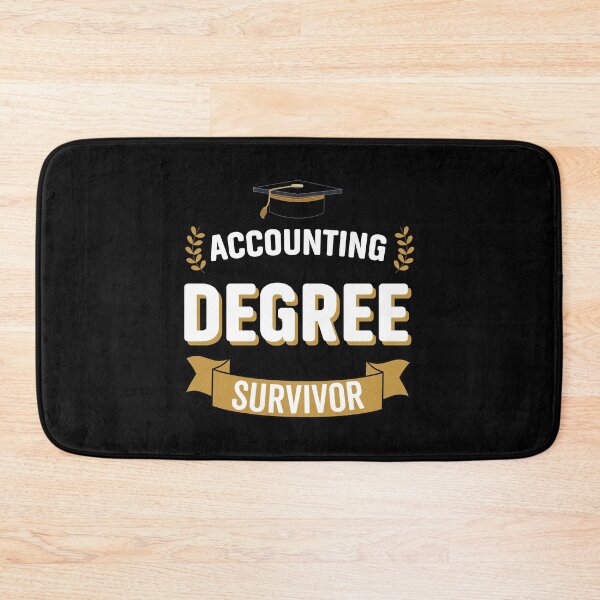 Item preview, Accounting Degree Survivor - Funny University Graduation designed and sold by VintagePathway.