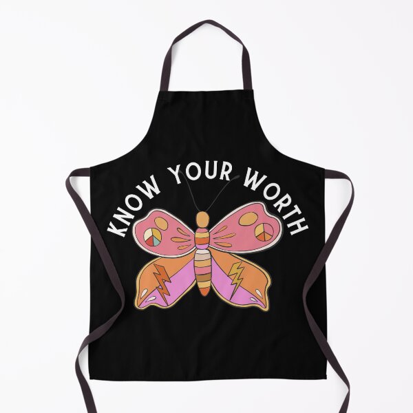 Item preview, Know Your Worth Butterfly Peace Sign designed and sold by ALittleOffShop.