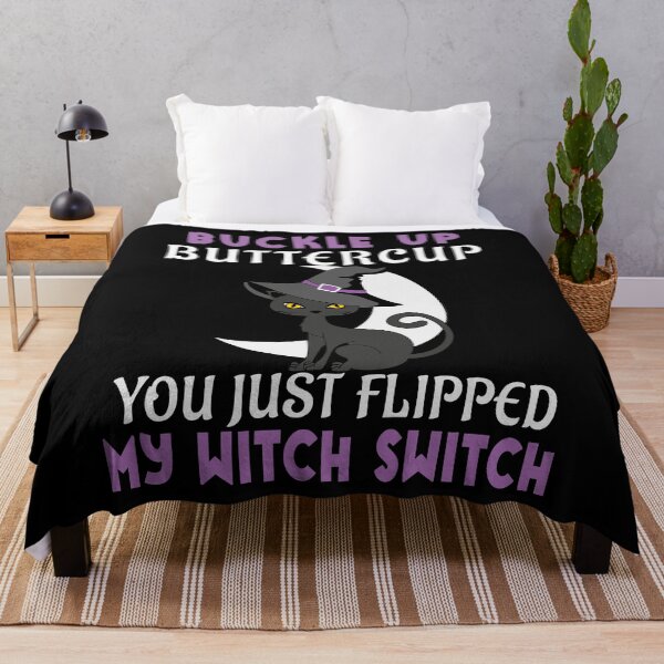 Item preview, Buckle Up Buttercup Flipped Witch Switch designed and sold by Fabvity.
