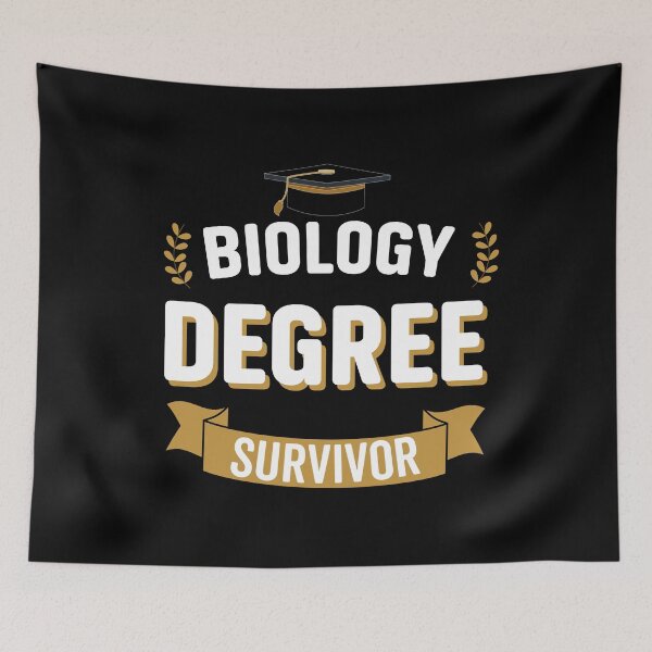 Item preview, Biology Degree Survivor - Funny University Graduation designed and sold by VintagePathway.