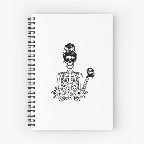 Item preview, Lady Skeleton With Coffee Cup designed and sold by AmazingViews.