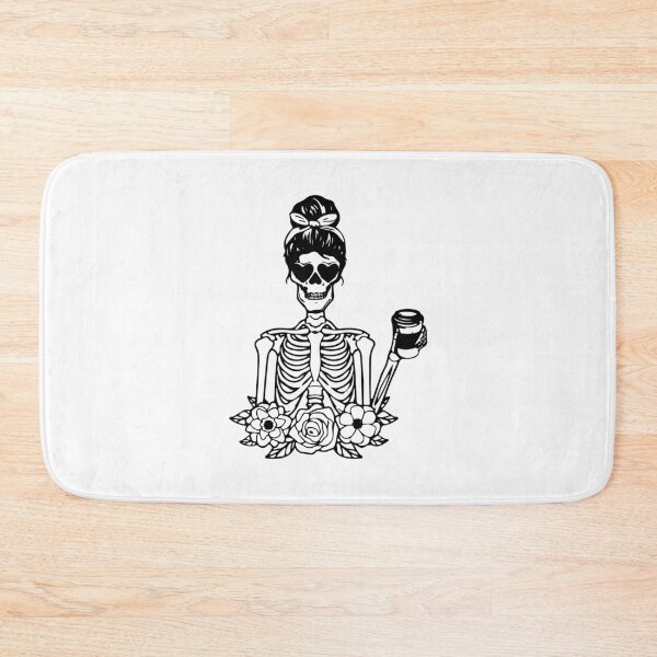 Item preview, Lady Skeleton With Coffee Cup designed and sold by AmazingViews.
