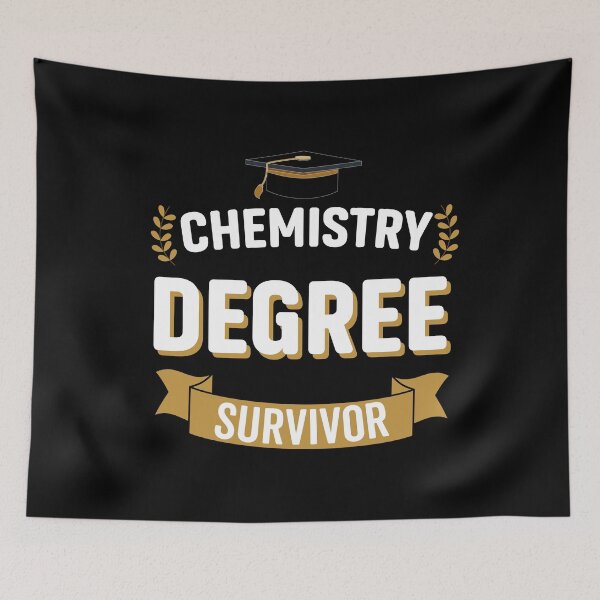 Item preview, Chemistry Degree Survivor - Funny University Graduation designed and sold by VintagePathway.