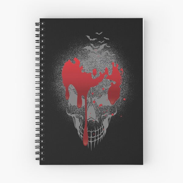Aperçu de l'œuvre Crâne de sang rouge, crâne d'Halloween, crâne effrayant créée et vendue par Ta ~ won.