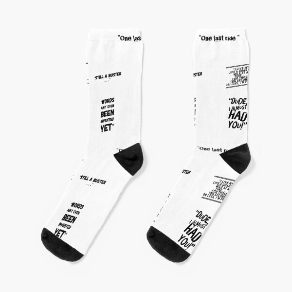 Fast Notable Funny Quotes Dom et Brian Pack Chaussettes
