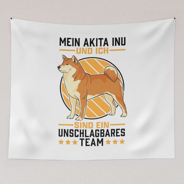 Item preview, Akita Inu unbeatable Japanese dog saying designed and sold by madgrfx.