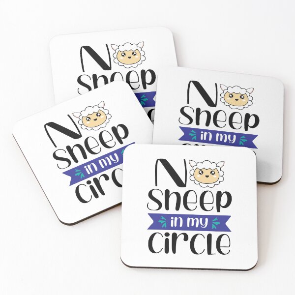 Item preview, No Sheep In My Circle designed and sold by DAFIN.