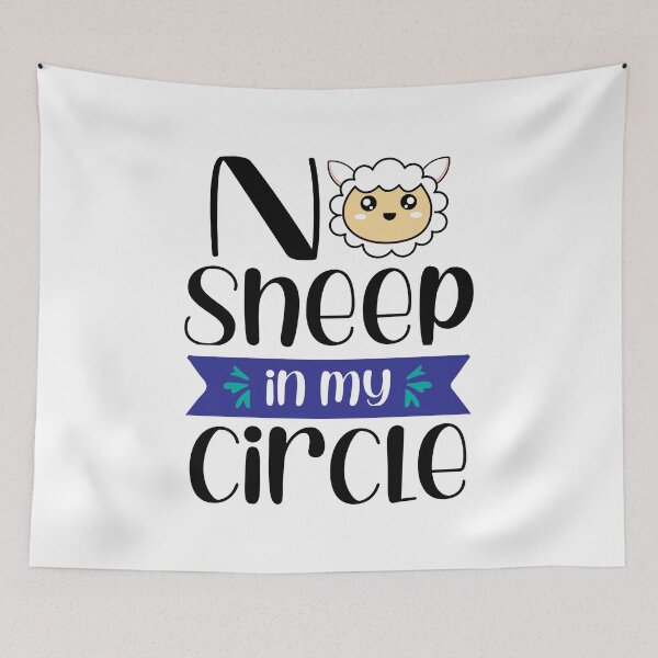 Item preview, No Sheep In My Circle designed and sold by DAFIN.
