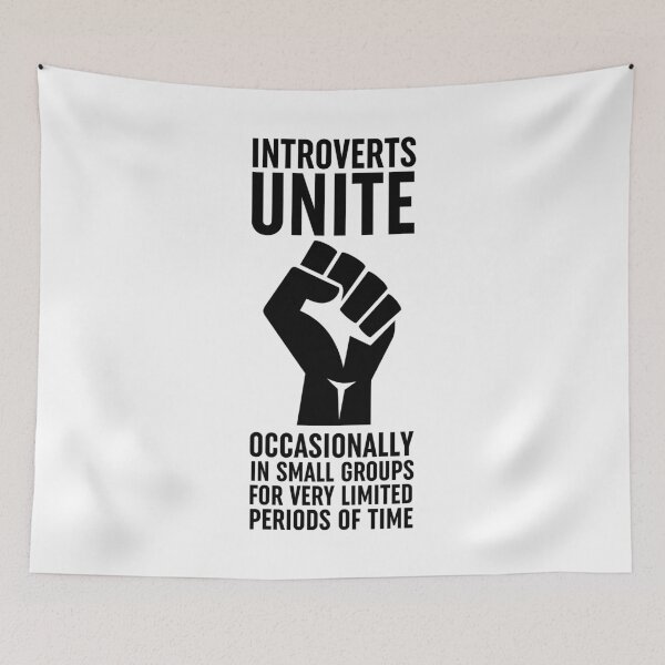Item preview, Introverts Unite Occasionally In Small Groups For Very Limited Periods Of Time designed and sold by ZoollGraphics.
