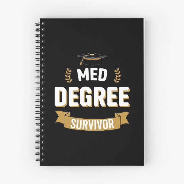 Item preview, Med Degree Survivor - Funny University Graduation designed and sold by VintagePathway.