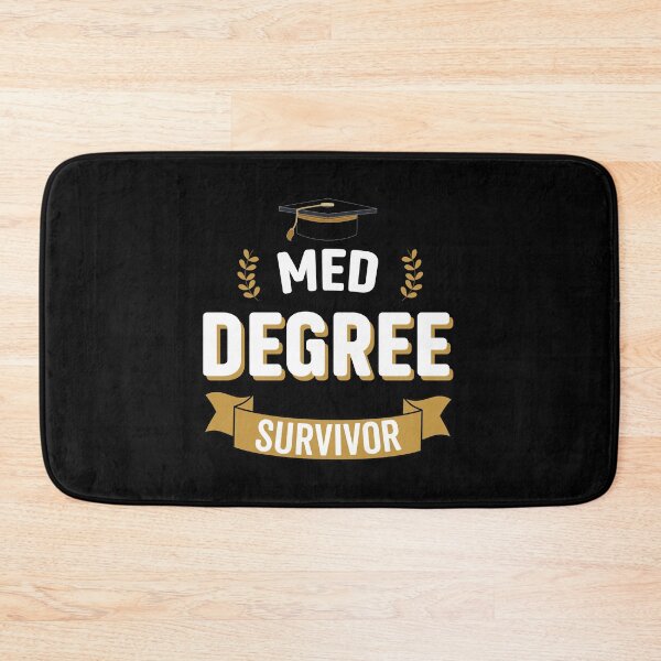 Item preview, Med Degree Survivor - Funny University Graduation designed and sold by VintagePathway.