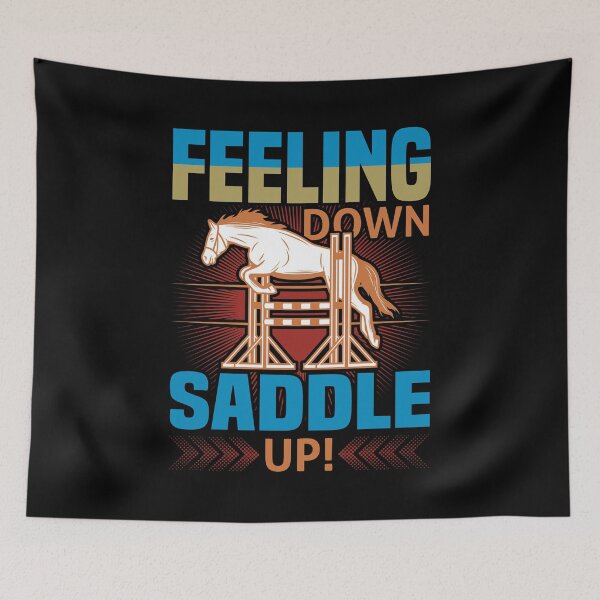 Item preview, Horses Feeling down Saddle up! designed and sold by der-faun.