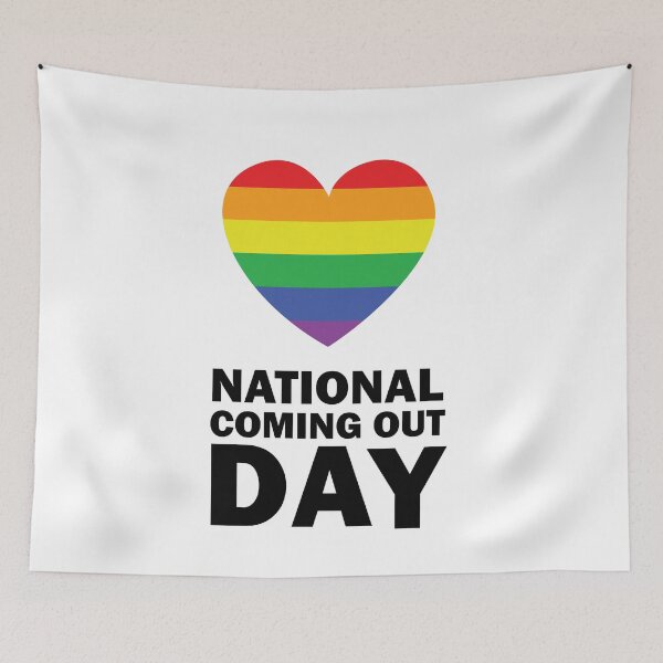 Item preview, National Coming out day celebration designed and sold by DiduWeer.