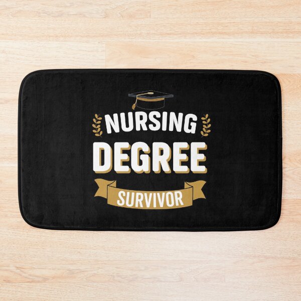 Item preview, Nursing Degree Survivor - Funny University Graduation designed and sold by VintagePathway.