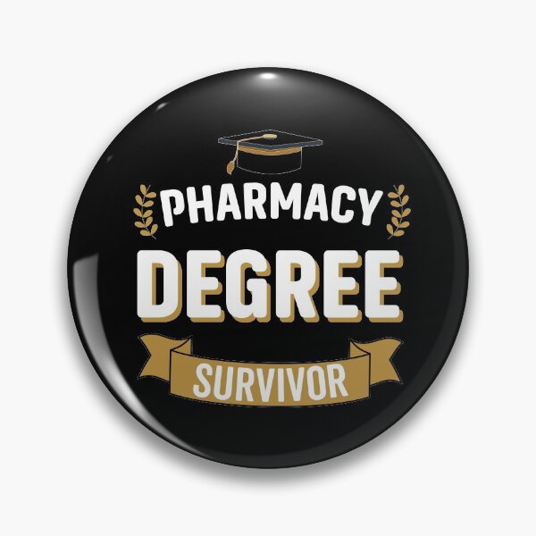 Item preview, Pharmacy Degree Survivor - Funny University Graduation designed and sold by VintagePathway.