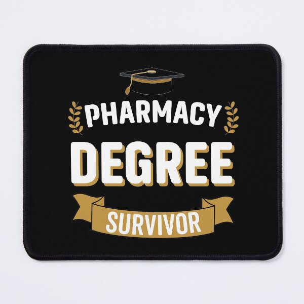 Item preview, Pharmacy Degree Survivor - Funny University Graduation designed and sold by VintagePathway.