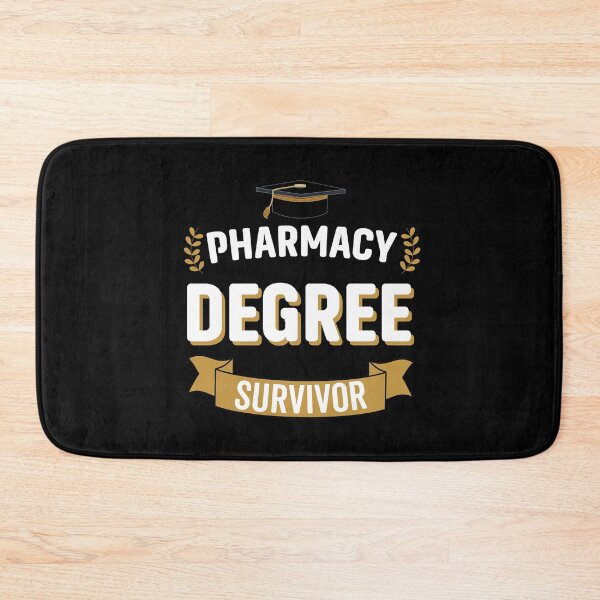 Item preview, Pharmacy Degree Survivor - Funny University Graduation designed and sold by VintagePathway.