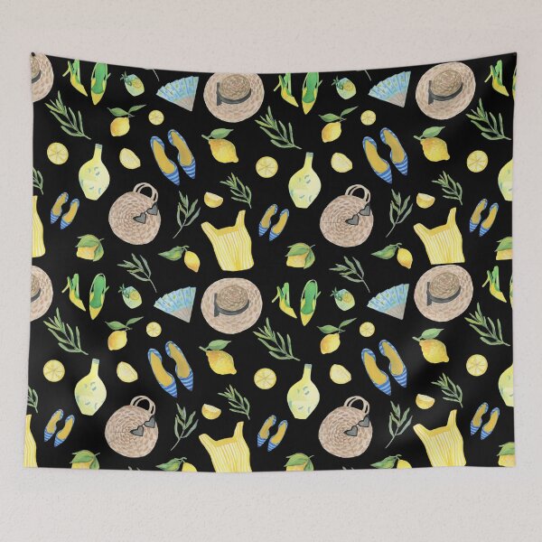 Item preview, Handpainted  lemon pattern designed and sold by PF-creations.