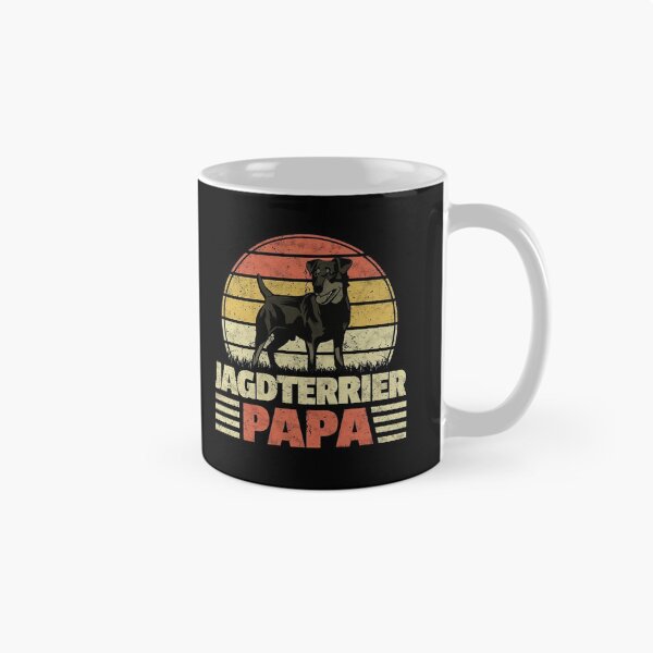 Artikelvorschau, Deutscher Jagdterrier Papa Jäger Jagdhund Spruch entworfen und verkauft von madgrfx.