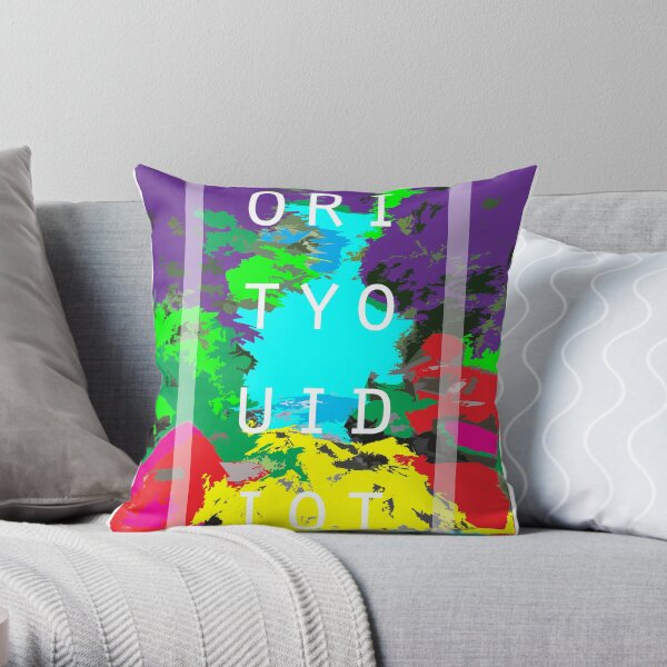 "GOFORITYOUIDIOT" Throw Pillow