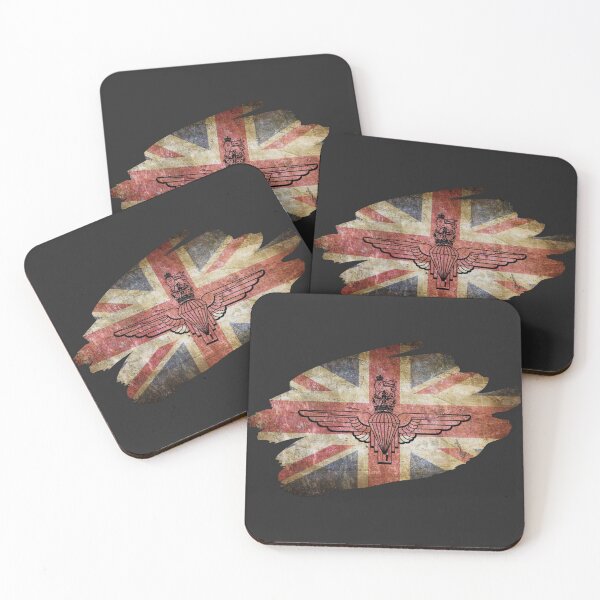 Item preview, Parachute Regiment Emblem on Union Jack  designed and sold by PinnockDesigns.