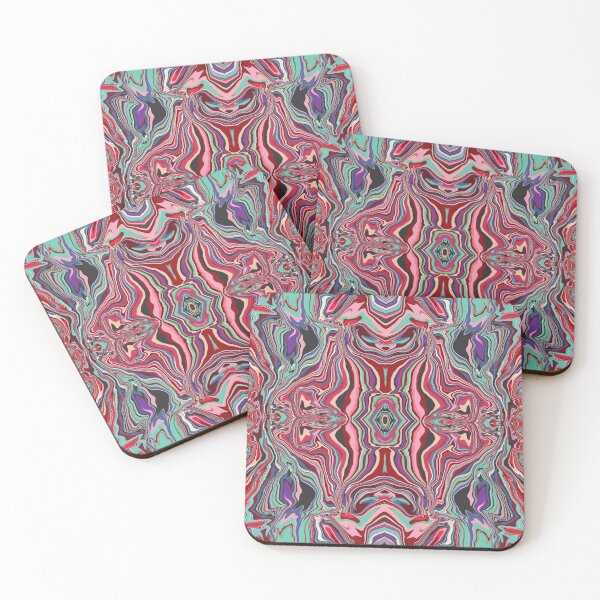 Item preview, Rorschach family | liquid pour | marble art designed and sold by Amanda Ozga.