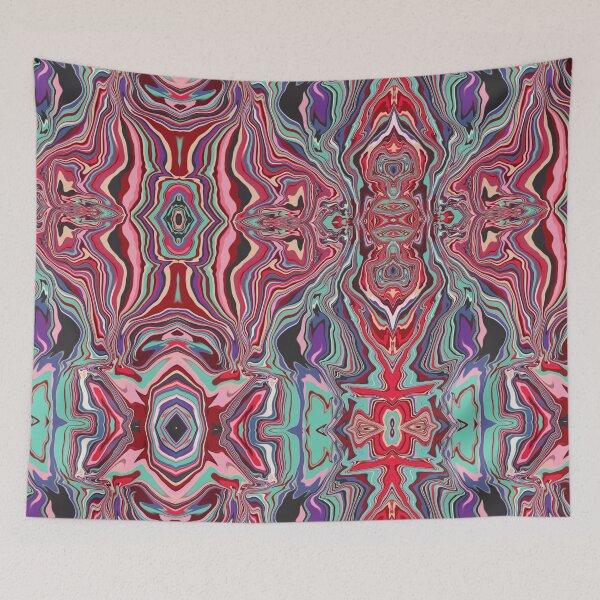 Item preview, Rorschach family | liquid pour | marble art designed and sold by Amanda Ozga.