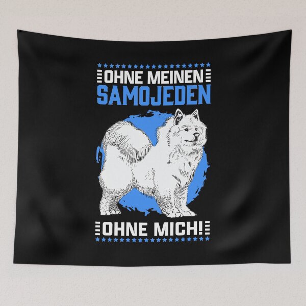 Item preview, Samoyed without me Samoyed Spitz sled dog designed and sold by madgrfx.
